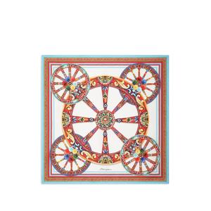 70X70 CARRETTO-PRINT SILK TWILL SCARF