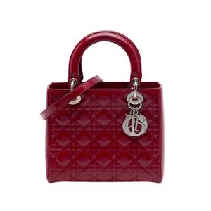 Сумка-сэтчел Patent Cannage Lady Dior среднего размера (2012 год)