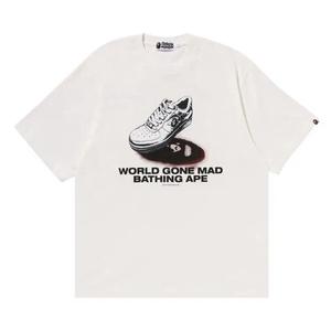 Футболки BAPE Shoes Graphic Tee 'Ivory'