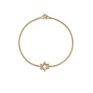 Золотой браслет JH Essential Star of David