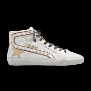 Кроссовки Golden Goose Wmns Slide Sneaker 'White Beige Platinum'