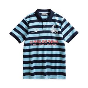 Поло Anti Social Social Club Devilish Polo 'Blue Stripe'