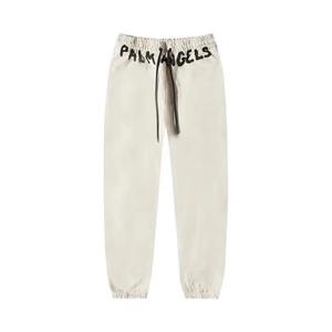 Palm Angels Seasonal Logo Vint Sweatpants 'Белый Черный'