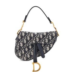 Плечевая сумка Saddle Handbag Oblique Canvas Mini