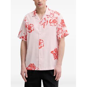 Рубашка Hibiscus Breeze с короткими рукавами и принтом