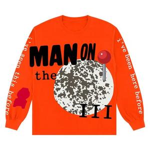 Футболки Cactus Plant Flea Market x Kid Cudi MOTM III Return 2 Madness Long-Sleeve T-Shirt 'Orange'