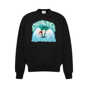 Свитшоты Casablanca Embroidered Classic Sweatshirt 'Black'