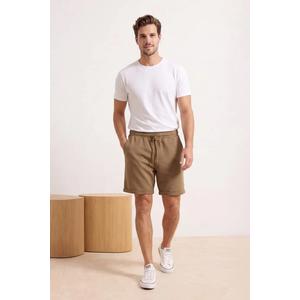 Шорты Mink Elastic Waist Linen Look 100% Cotton Woven Men'S Shorts & Bermuda Tmnss26Sr00008