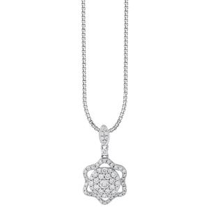 TOMEI The Classy Series бриллиантовый кулон, белое золото 750/18K