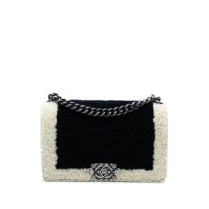 Сумка через плечо Old Medium Bicolor Shearling Boy Flap (2015-2016 годы)