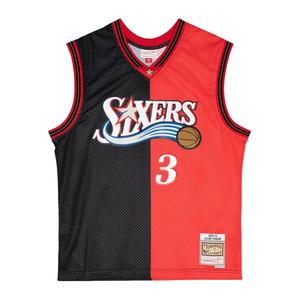 Топ Philadelphia 76ers 2000 Allen Iverson Split Swingman из коллаборации с NBA