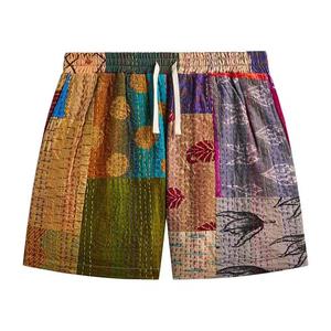 Шорты Kith &Kin Tal Patchwork Short 'Золотой/Мультиколор'