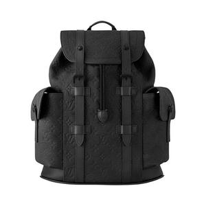 Рюкзаки Louis Vuitton Christopher PM 'Черная тесненая монограмная кожа Taurillon из коровьей шкуры'