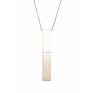 Серебряное колье с подвеской USB