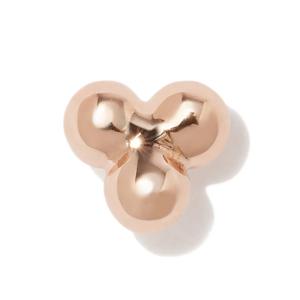 Серьга Three Ball Trinity из розового золота