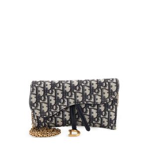 Сумка через плечо Saddle Chain Wallet Oblique Canvas