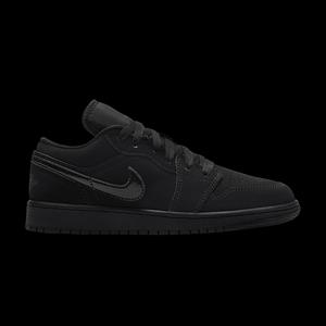 Повседневные баскетбольные Air Jordan 1 Low GS 'Triple Black'