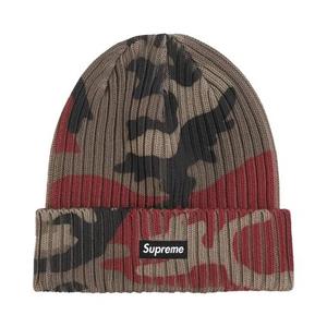 Шапки-бини Supreme Overdyed Beanie 'Red Camo'