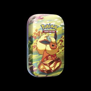 Коллекционные карточки Pokémon Scarlet & Violet: Pristmatic Evolutions Mini Tin (Flareon)