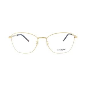 Очки Saint Laurent Cat Eye-Frame Metal Optical Frames 'Золотой золотой прозрачный'