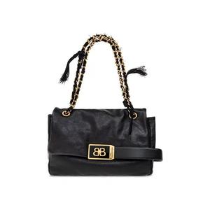 Сумки через плечо Balenciaga Modu Fringe Chain Leather Shoulder Bag 'Black'