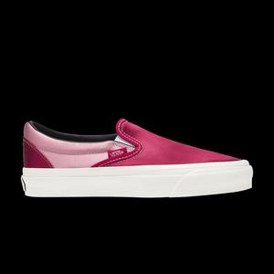 Слипоны Vans Premium Slip-On 98 'Satin Pack - Вишнёво-красный'