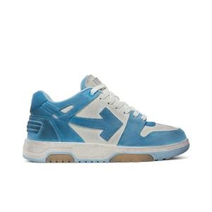 Кроссовки Off-White Out of Office 'White Light Blue Suede'