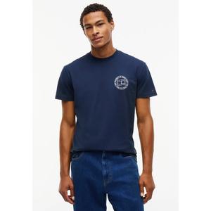 Футболка с волнистым флагом и логотипом на спине - Tommy Jeans