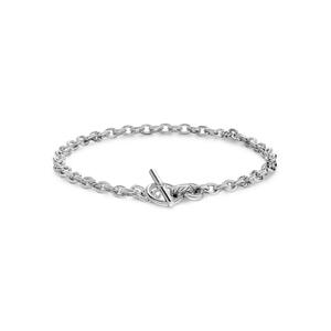 Серебряное колье DY Mercer® Petite Toggle Chain с бриллиантами