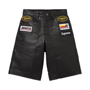 Шорты Supreme x Vanson Leathers Spider-Man Short 'Black'
