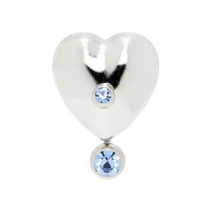 Серьги Éliou Max Single Earring 'Silver/Denim Blue'