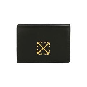 Кошельки Off-White Jitney Mini Compact Wallet 'Черный'