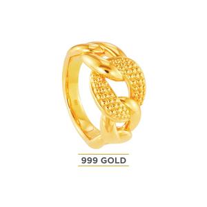 HABIB 999/24K Желтое золотое кольцо LTR090624