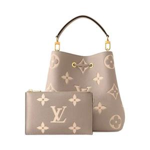 Сумки через плечо Louis Vuitton Neonoe MM 'Tourterelle Gray/Cream Monogram Embossed Empreinte Cowhide Leather'