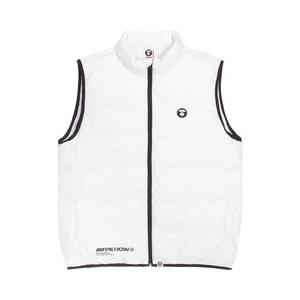 Жилеты AAPE Moonface Zip-Up Down Vest 'White'