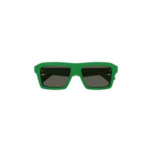 Bottega Veneta квадратные солнцезащитные очки 'Green'