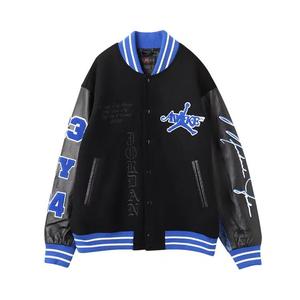 Варсити-куртки Air Jordan x Awake NY Varsity Jackett 'Black/Game Royal'