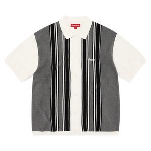 Поло Supreme Stripe Button Up поло 'Белый'