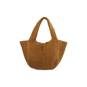 Сумки-тоут Saint Laurent Le 5 À 7 Bea Tote Bag 'Натуральный Коричневый'