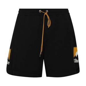 Шорты Rhude Moonlight Logo Short 'Черный/Желтый/Белый'