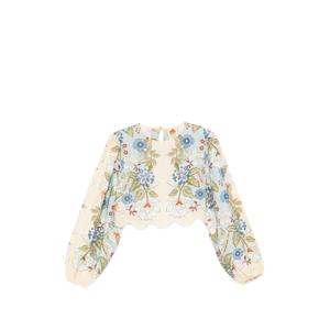 Блузка Garden Scarf с цветочным принтом