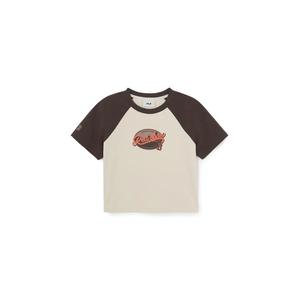 ЖЕНСКИЕ ВИНТАЖНЫЕ УКОРОЧЕННЫЕ ФУТБОЛКИ С ЦВЕТНЫМИ БЛОКАМИ BOSTON RED SOX
