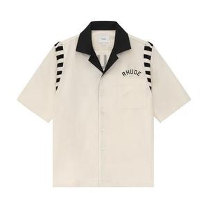 Рубашка на пуговицах Rhude Chamonix Alpine Shirt 'Белый/Черный'