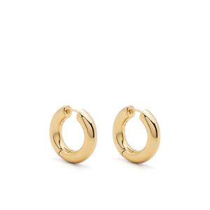 Серьги Chunky Medium Hoop из желтого золота