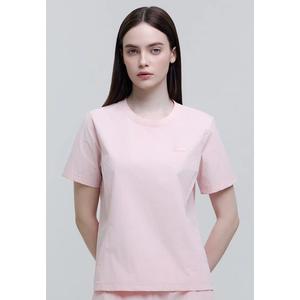 Женская легкая тканая эластичная футболка ADELIE с круглым вырезом и коротким рукавом