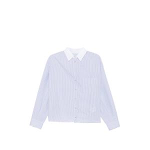 Полосатая рубашка с длинными рукавами