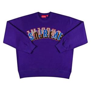 Свитшоты Supreme Stacked Crewneck 'Purple'