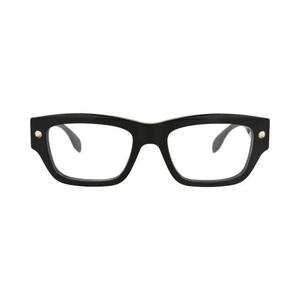 Очки Alexander McQueen Square-Frame Recycled Acetate Optical Frames 'Black/Transparent'