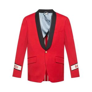 Блейзер Gucci однобортный блейзер 'Red'