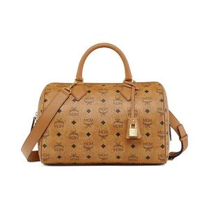 Топ-хендлы MCM Ella Vi Mini Boston Bag «Cognac»